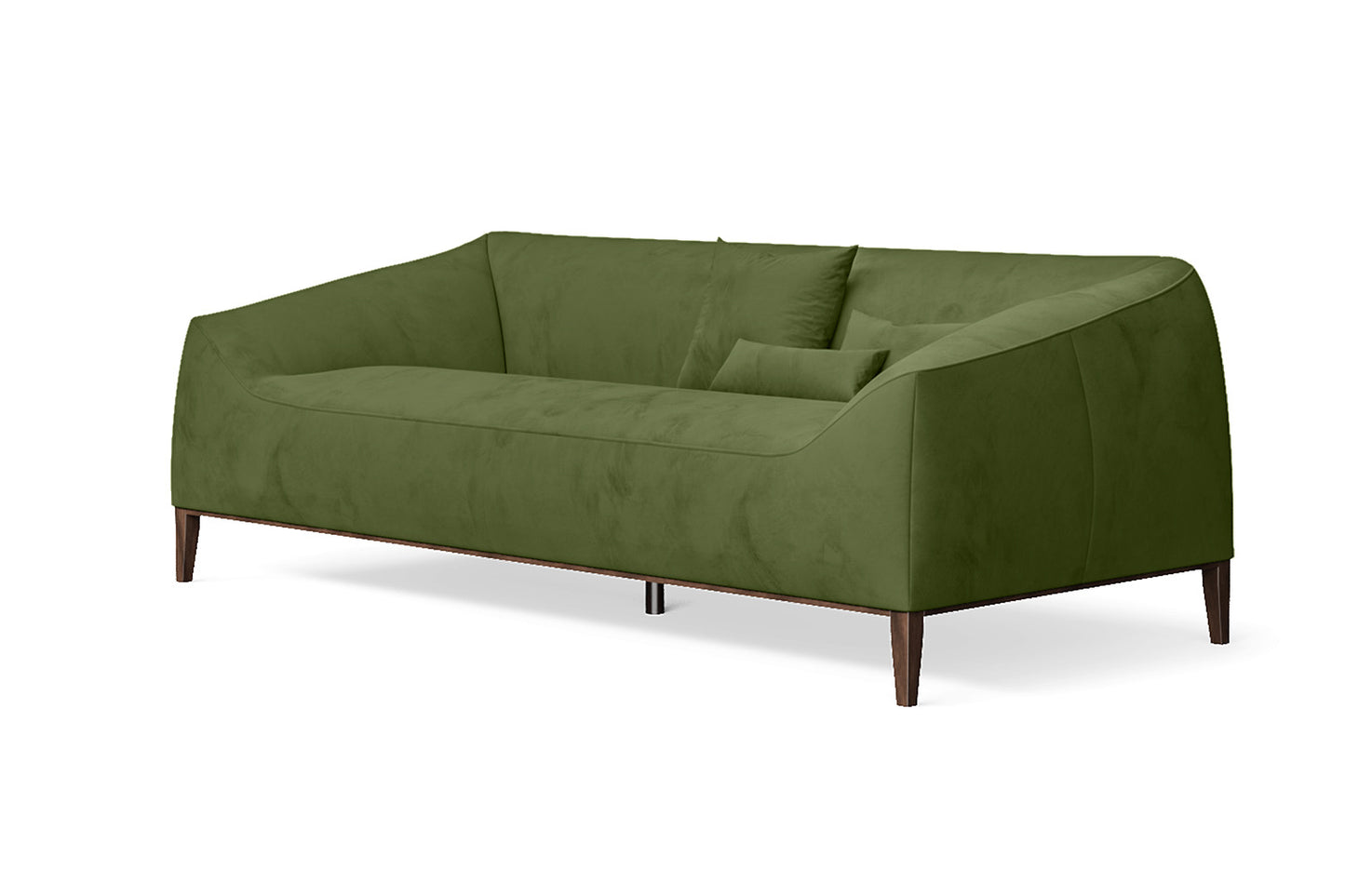 Bergamo 3 Seater Sofa Lime Velvet