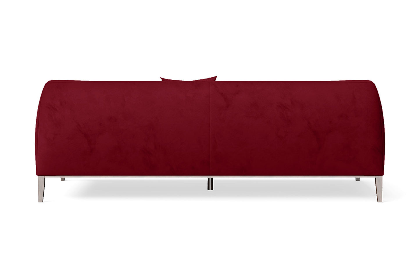 Bergamo 3 Seater Sofa Red Velvet