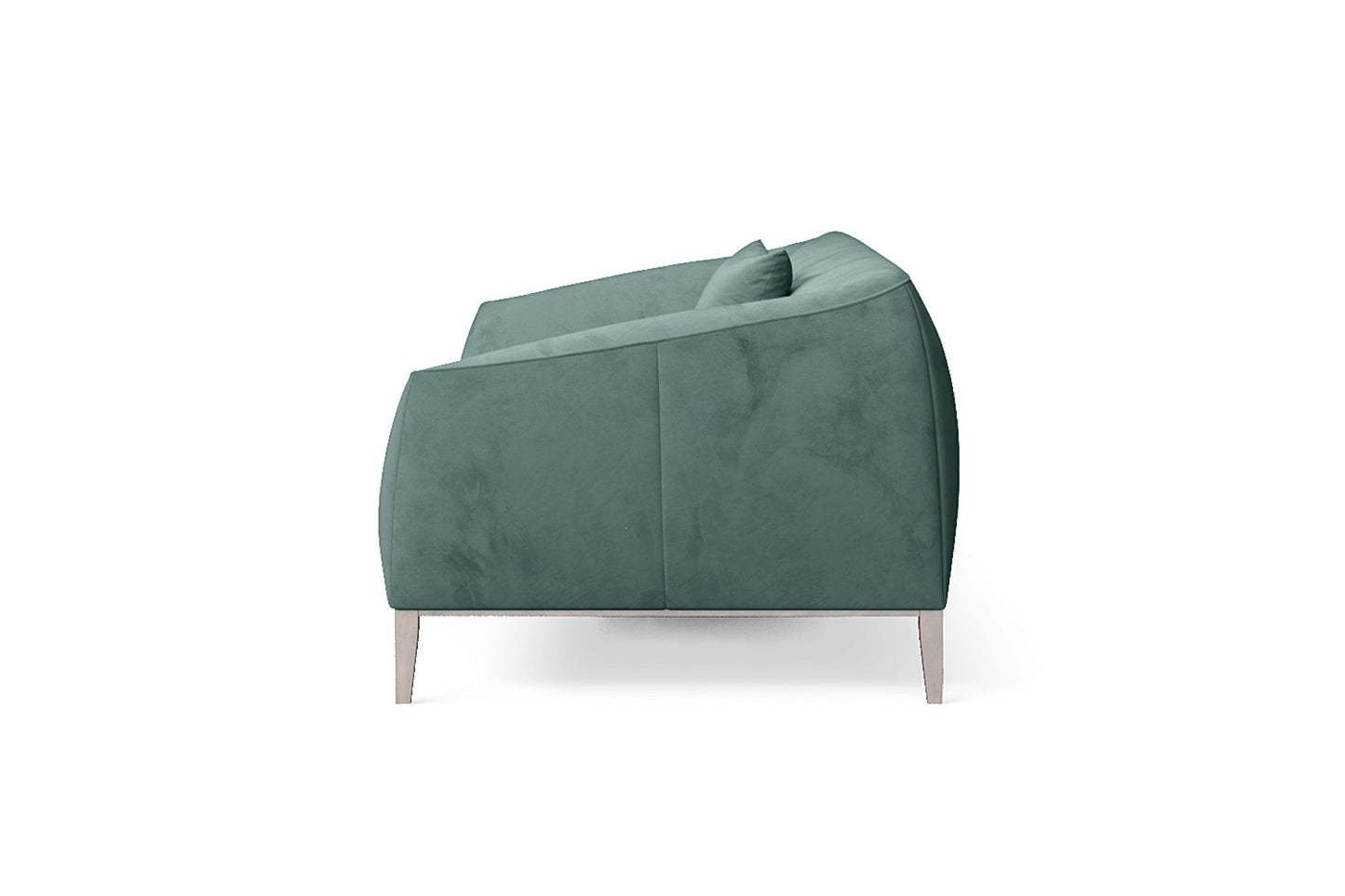 Bergamo 3 Seater Sofa Teal Velvet