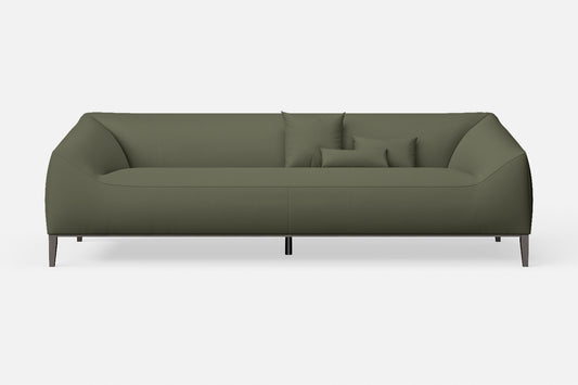 Bergamo 4 Seater Sofa Sage Leather