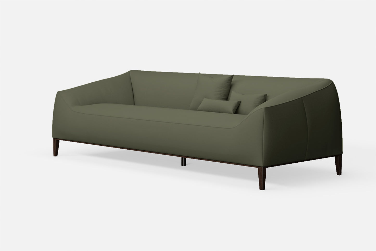 Bergamo 4 Seater Sofa Sage Leather