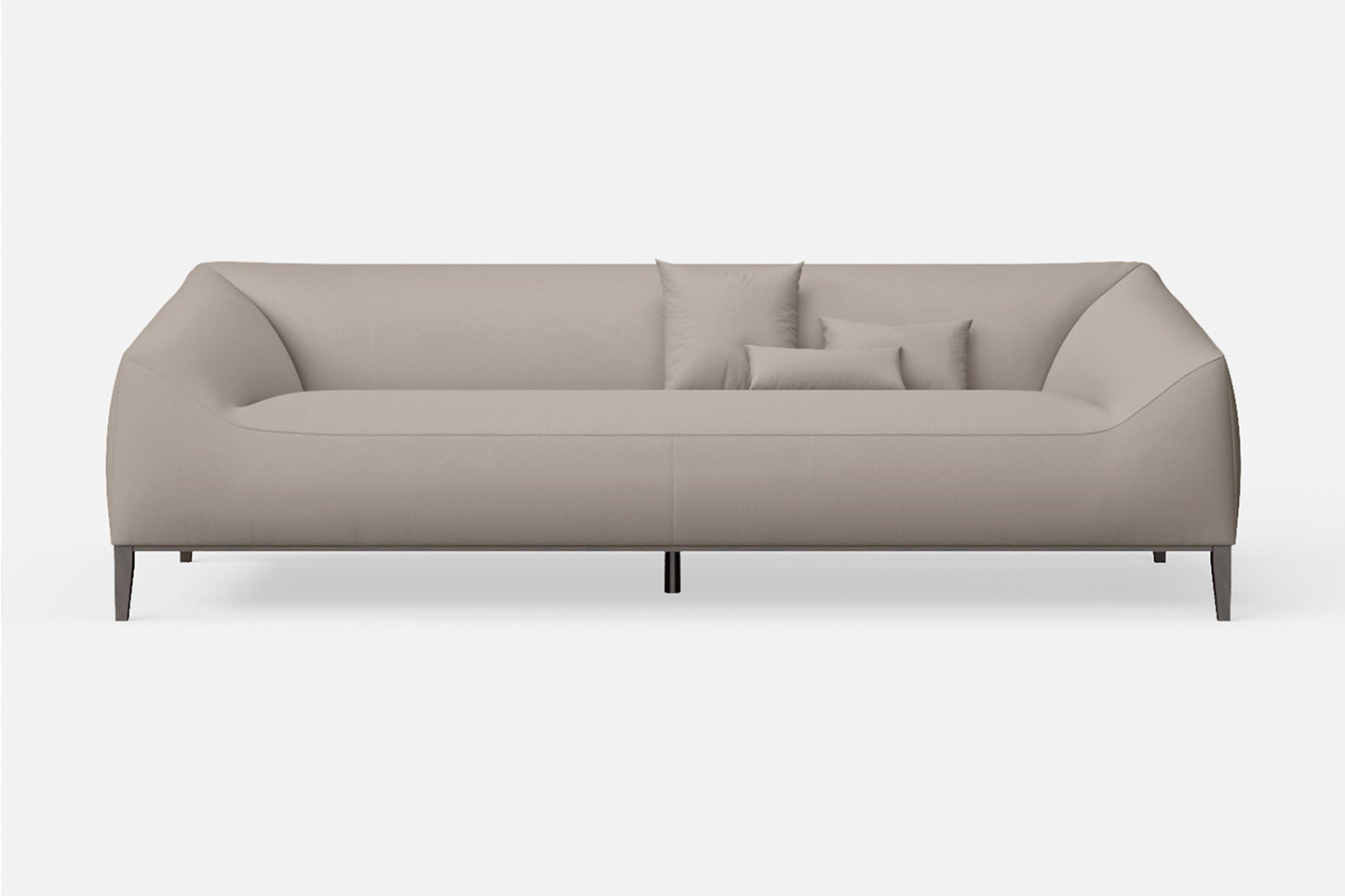 Bergamo 4 Seater Sofa Sand Leather