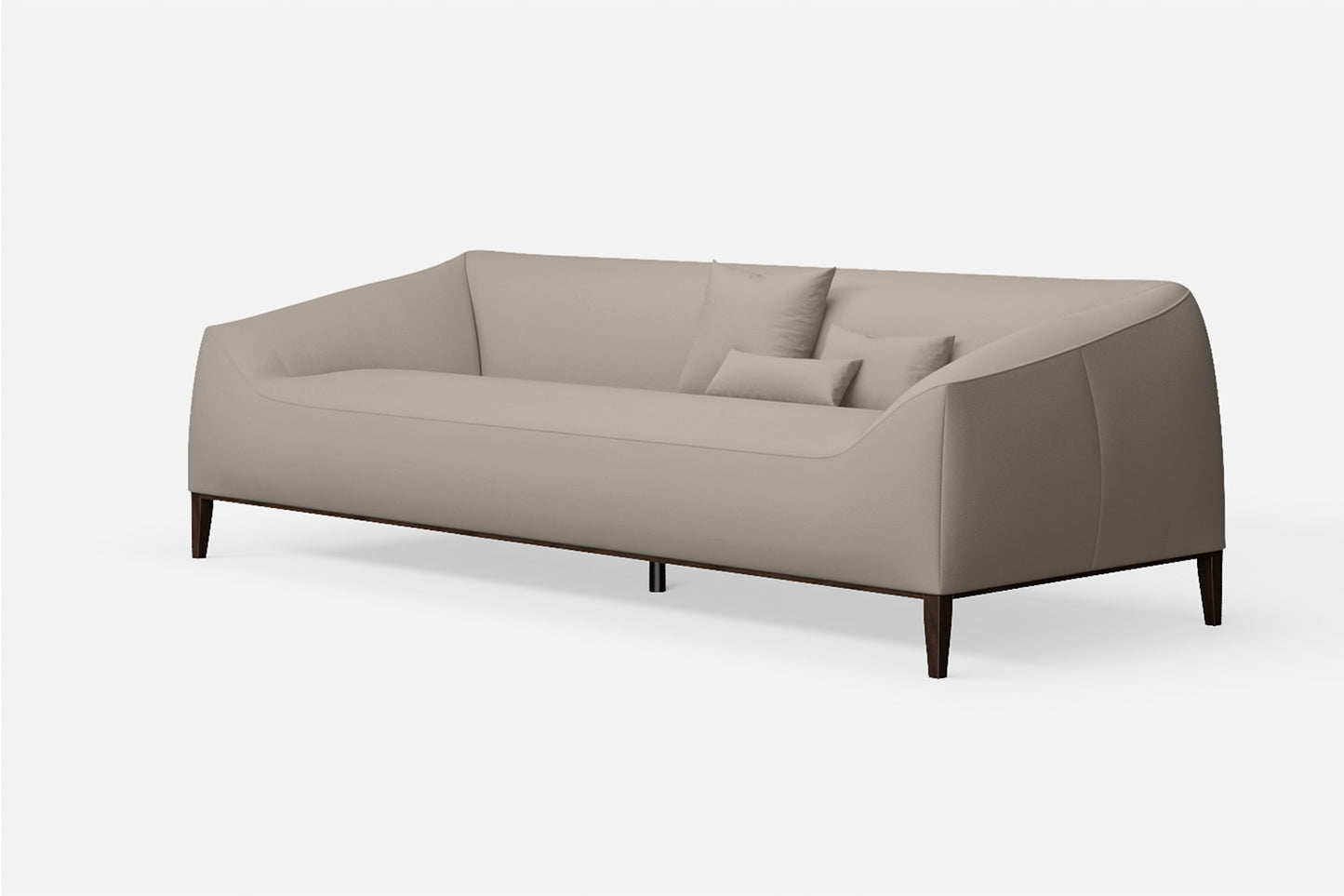 Bergamo 4 Seater Sofa Sand Leather