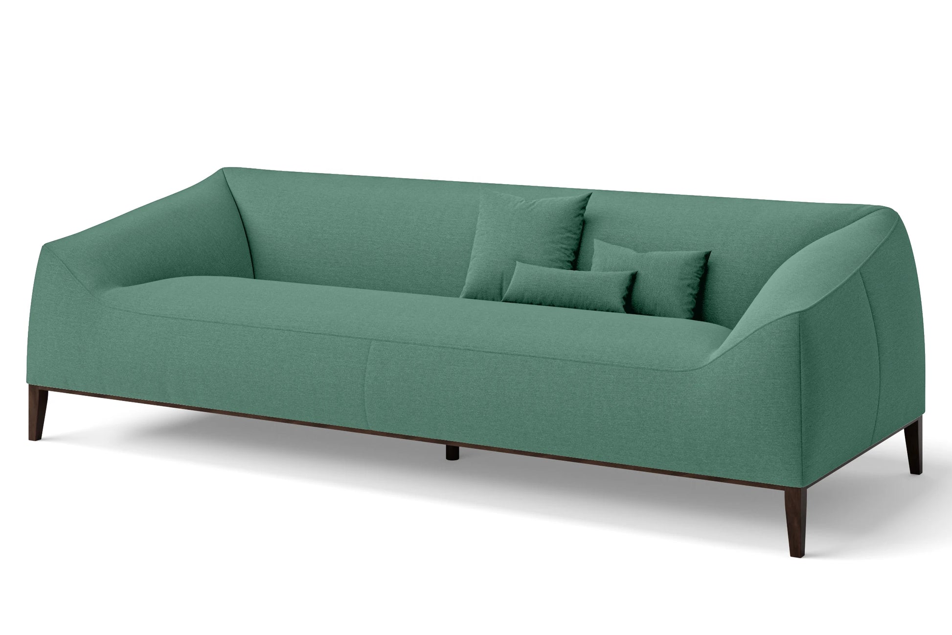 Bergamo 4 Seater Sofa Mint Green Linen Fabric