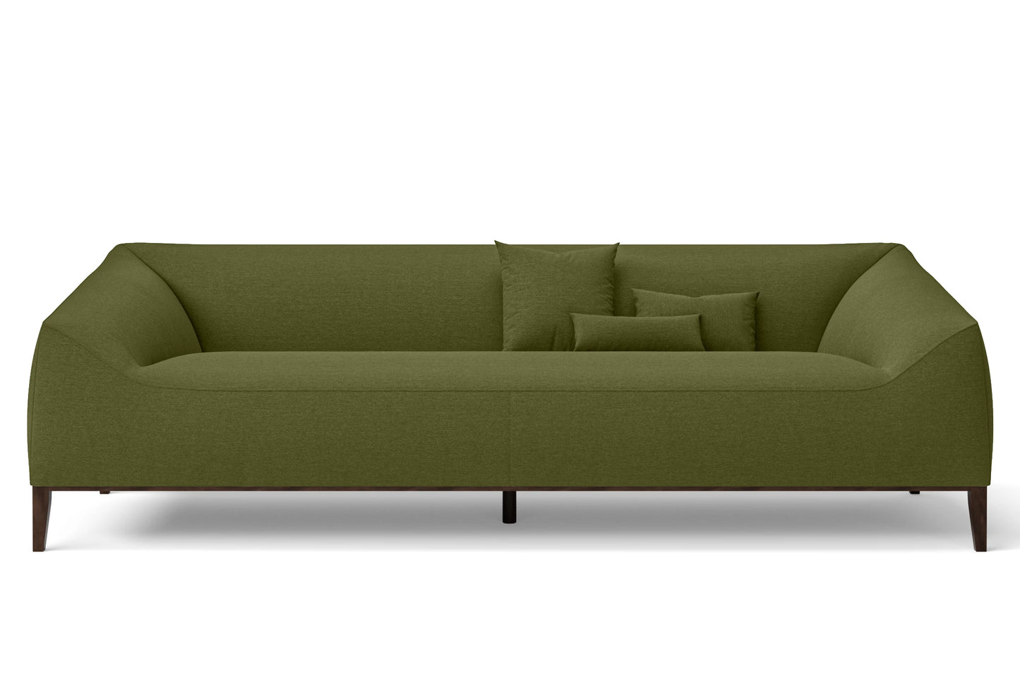 Bergamo 4 Seater Sofa Olive Linen Fabric