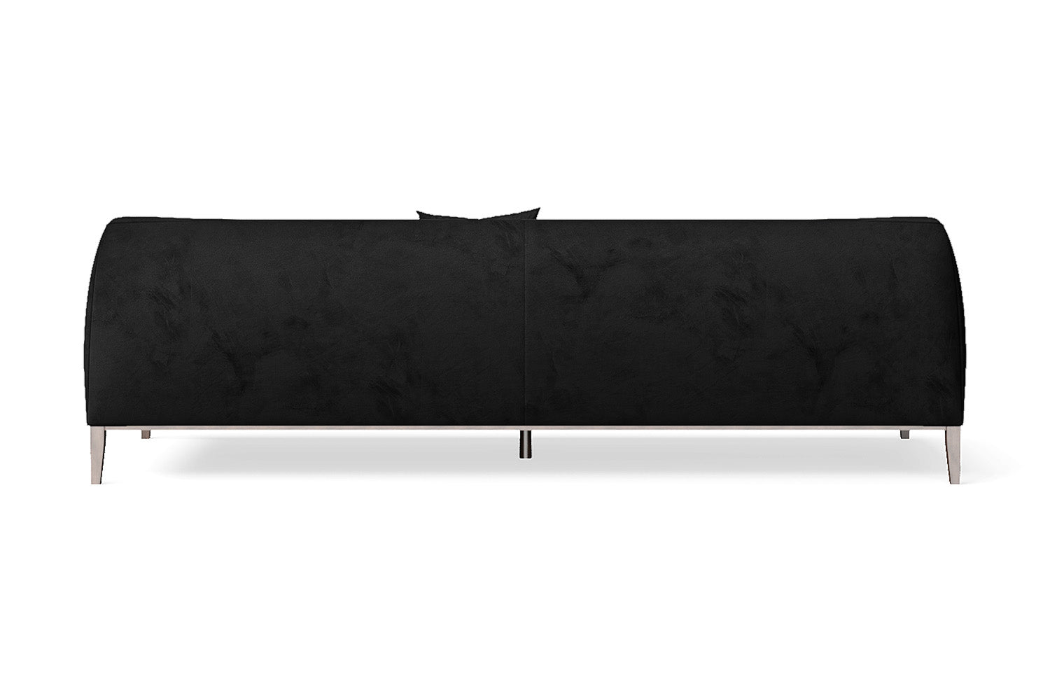 Bergamo 4 Seater Sofa Black Velvet