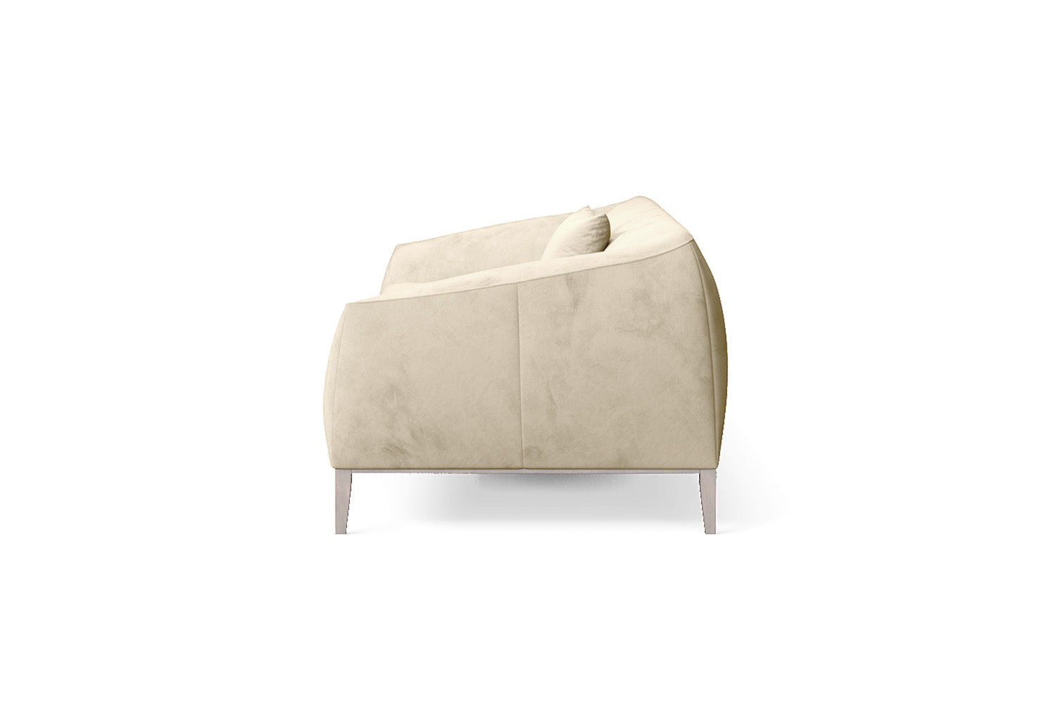 Bergamo 4 Seater Sofa Cream Velvet