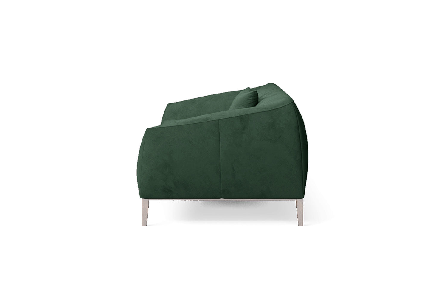 Bergamo 4 Seater Sofa Green Velvet