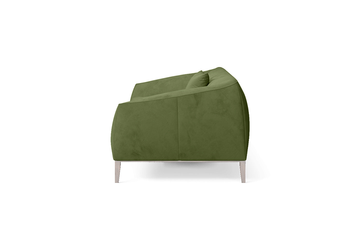 Bergamo 4 Seater Sofa Lime Velvet