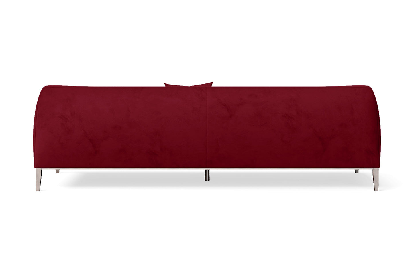 Bergamo 4 Seater Sofa Red Velvet