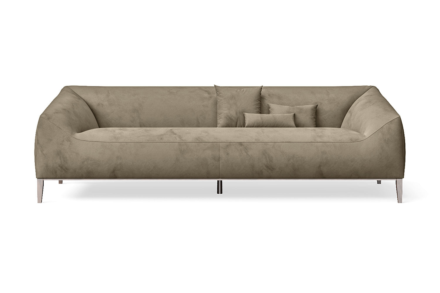 Bergamo 4 Seater Sofa Sand Velvet