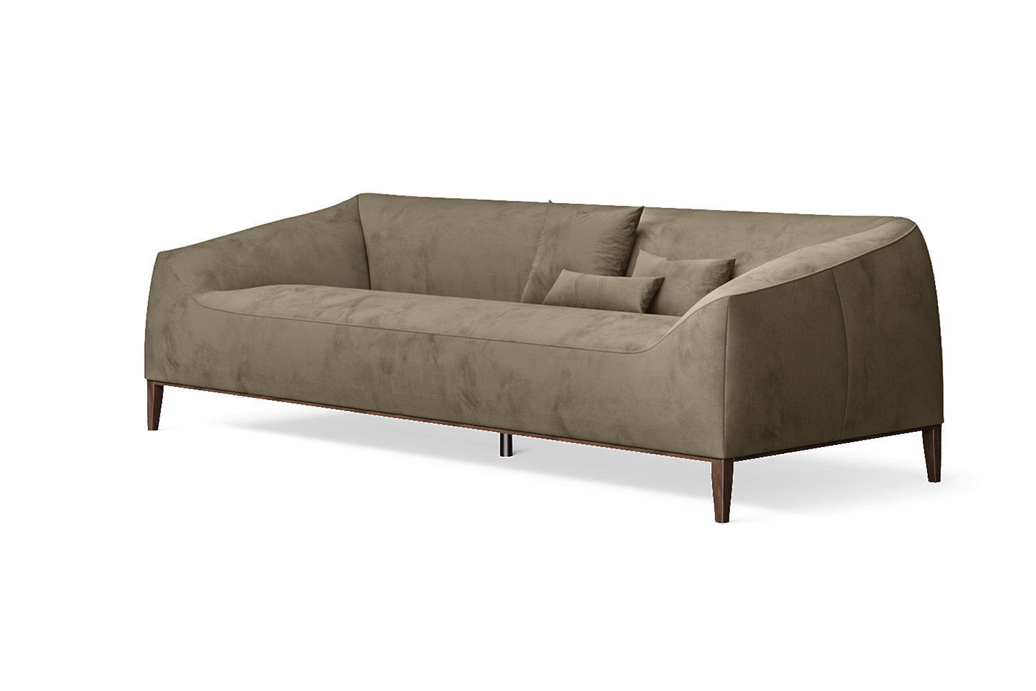 Bergamo 4 Seater Sofa Sand Velvet