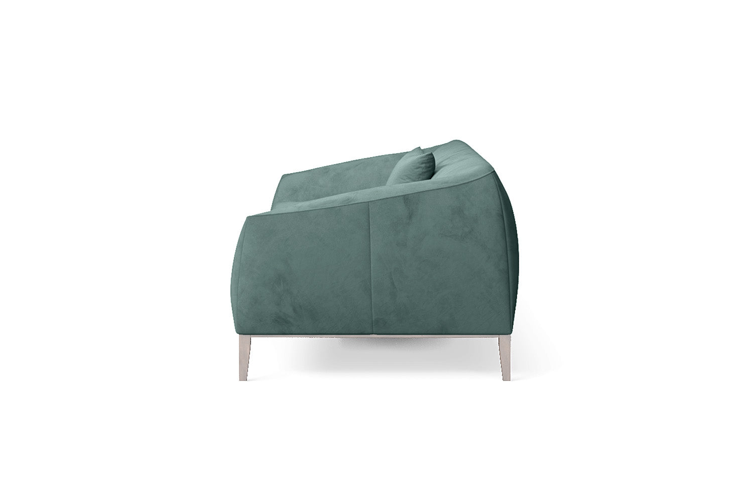 Bergamo 4 Seater Sofa Teal Velvet