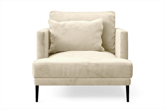 Bisceglie Armchair Cream Velvet