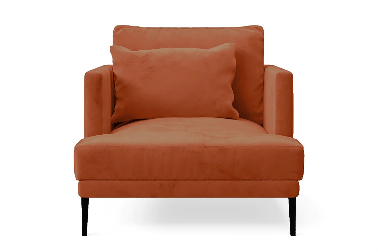 Bisceglie Armchair Orange Velvet