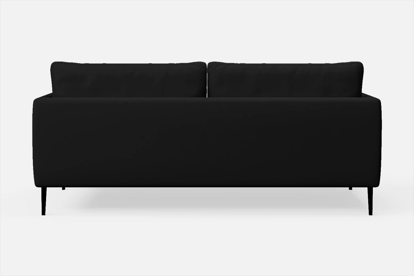 Bisceglie 2 Seater Sofa Black Leather