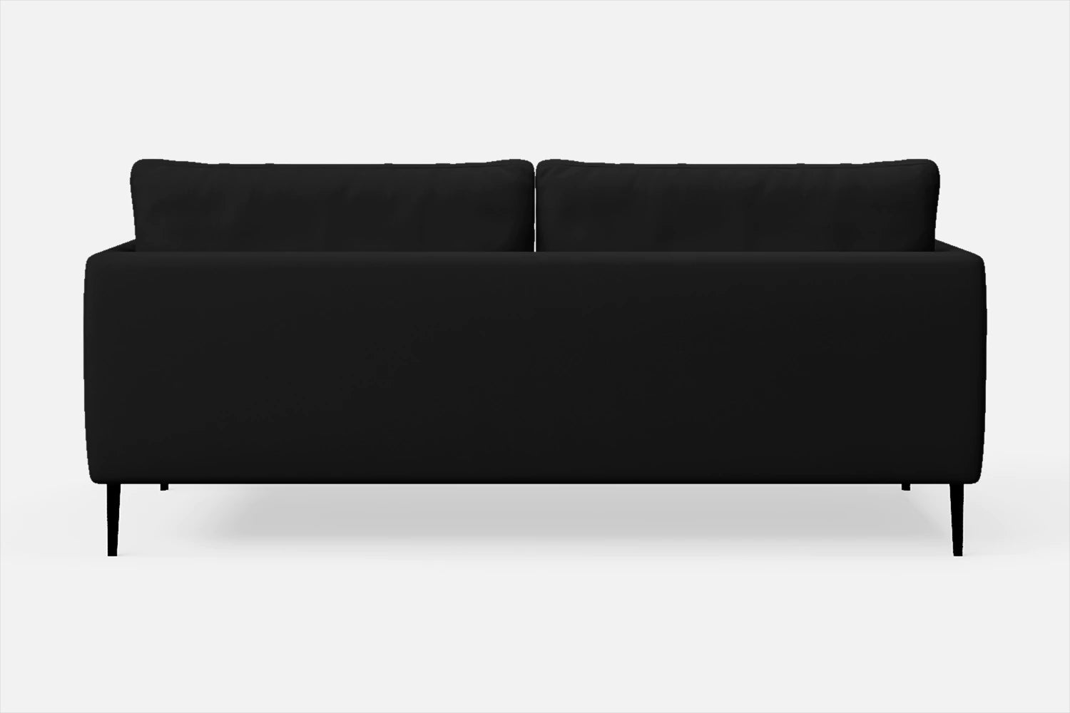 Bisceglie 2 Seater Sofa Black Leather