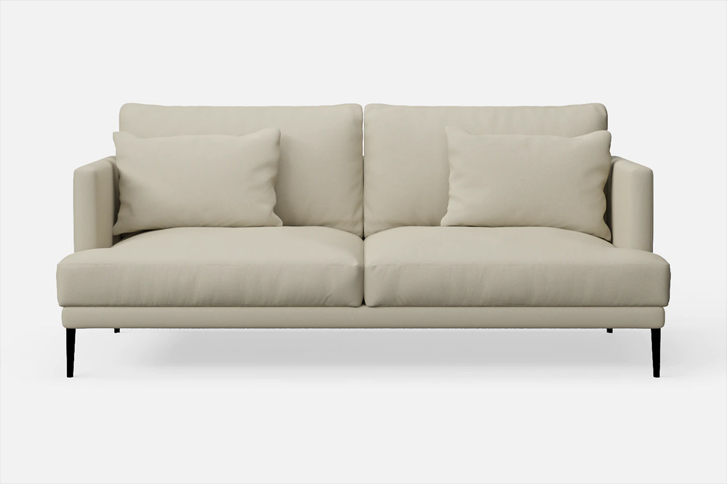 Bisceglie 2 Seater Sofa Cream Leather