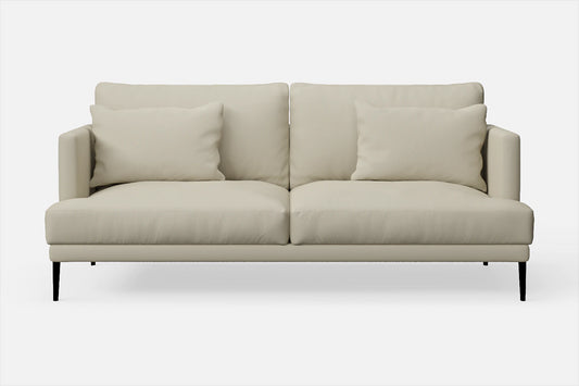 Bisceglie 2 Seater Sofa Cream Leather