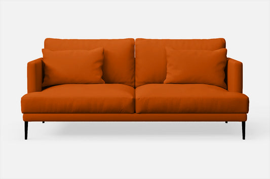 Bisceglie 2 Seater Sofa Orange Leather