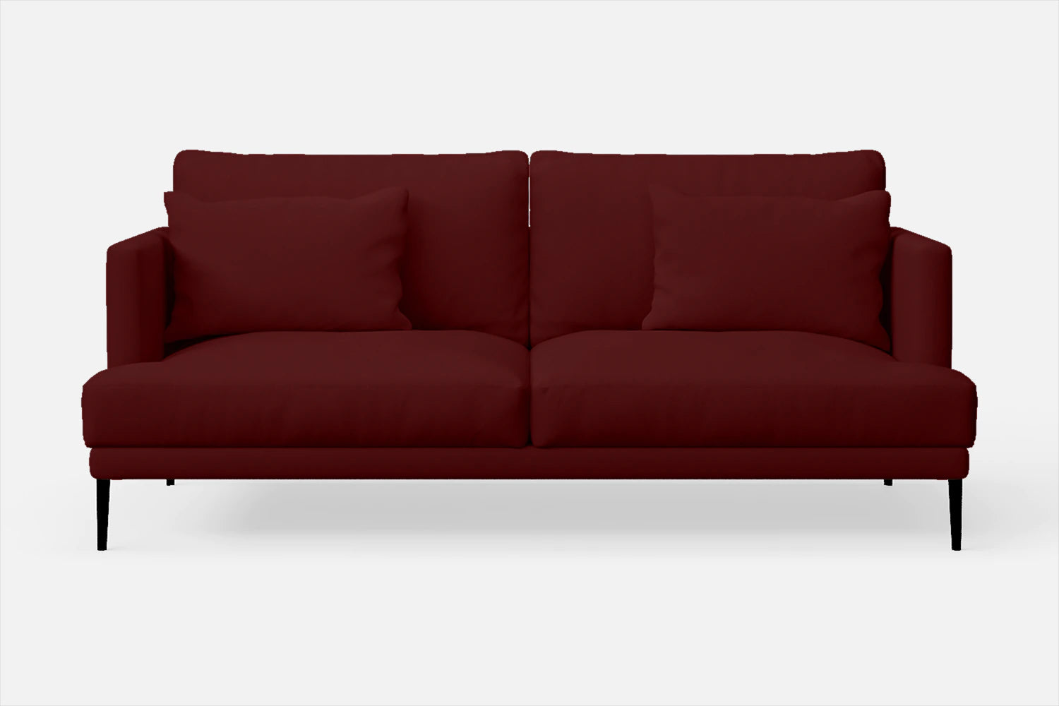 Bisceglie 2 Seater Sofa Red Leather