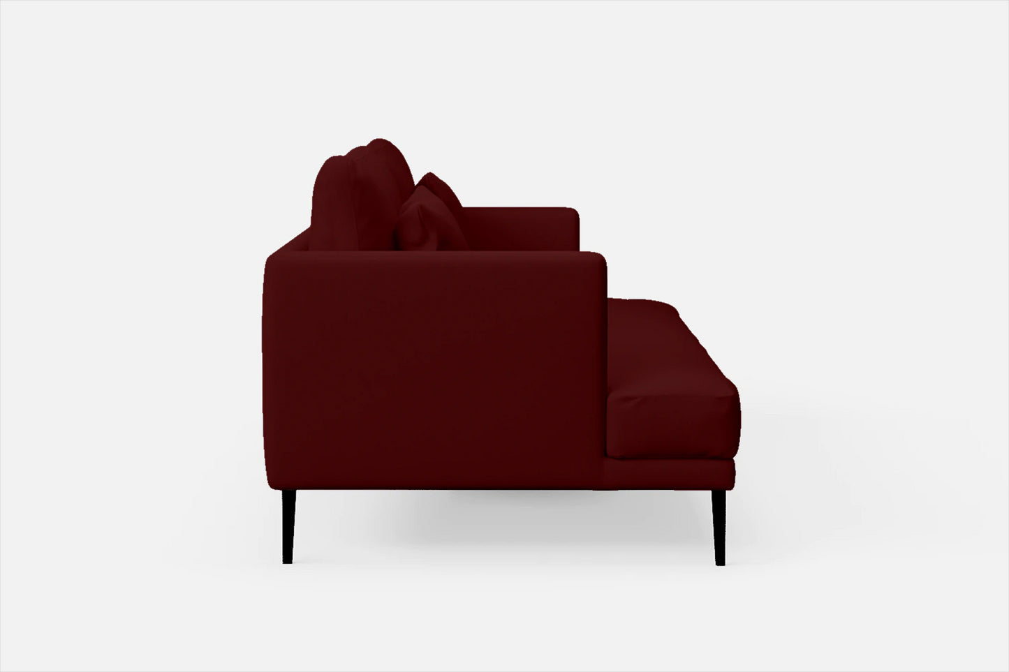 Bisceglie 2 Seater Sofa Red Leather