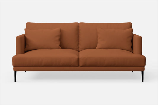 Bisceglie 2 Seater Sofa Tan Brown Leather