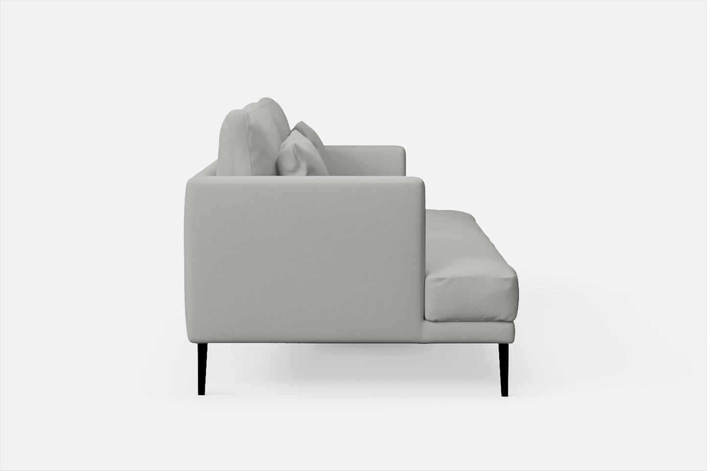 Bisceglie 2 Seater Sofa White Leather