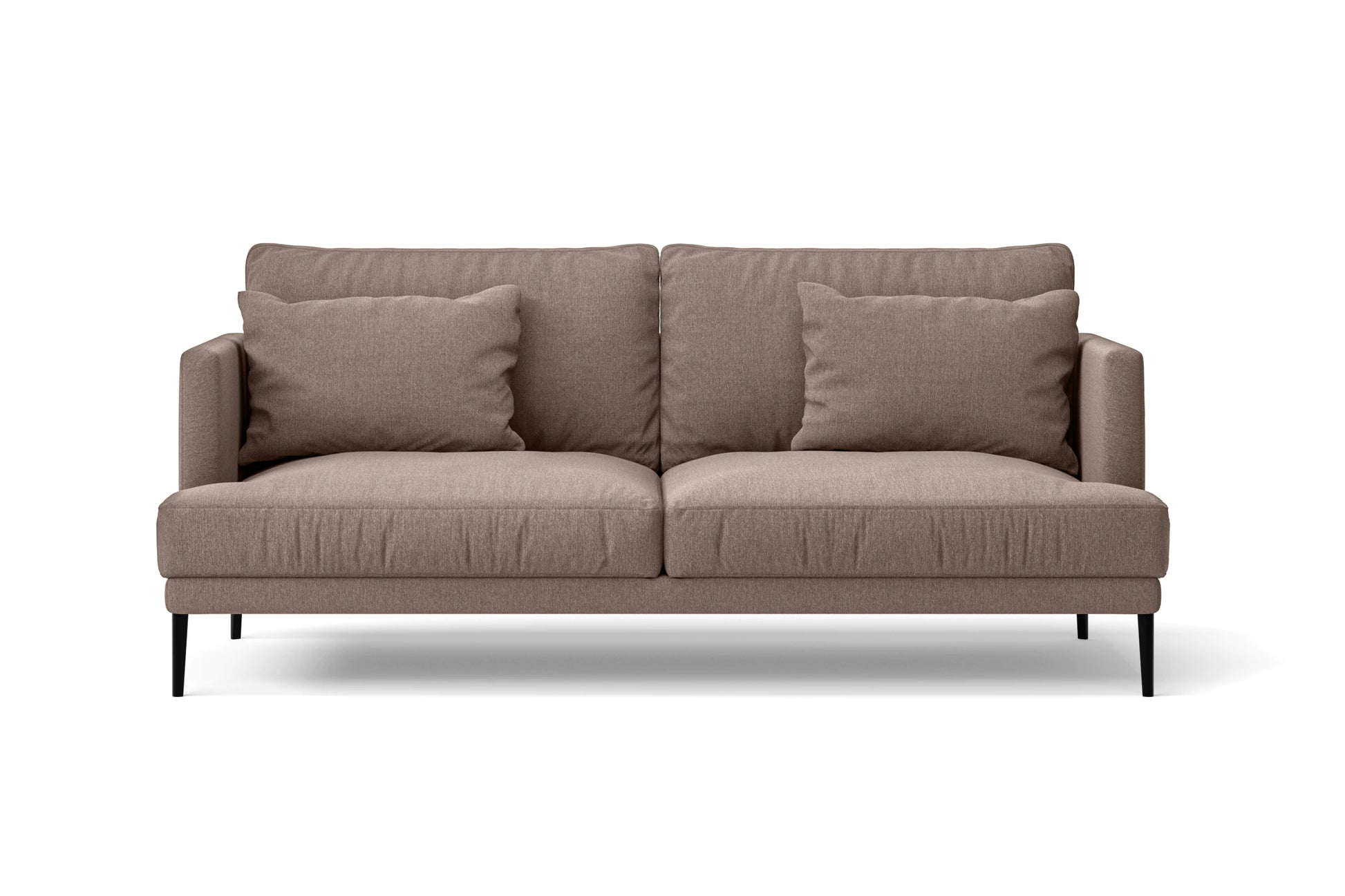 Bisceglie 2 Seater Sofa Caramel Linen Fabric