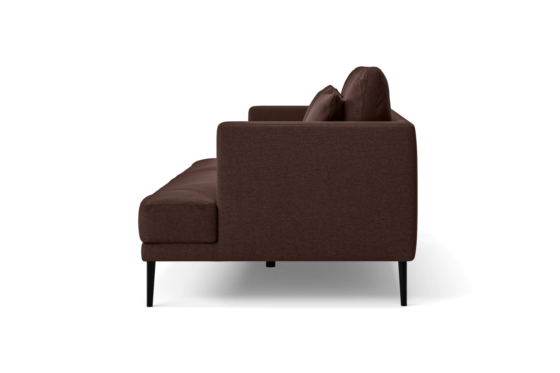 Bisceglie 2 Seater Sofa Coffee Brown Linen Fabric