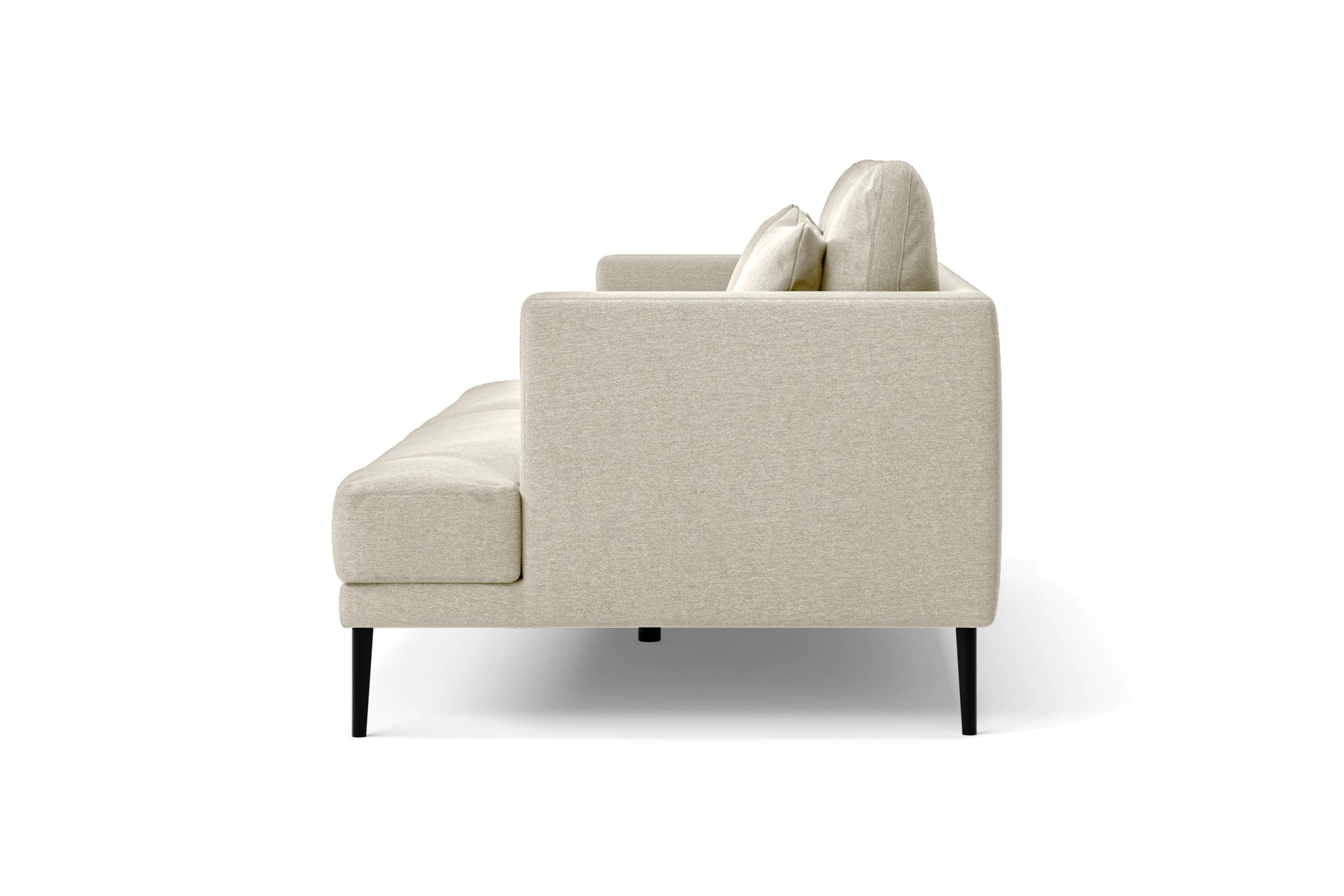 Bisceglie 2 Seater Sofa Cream Linen Fabric