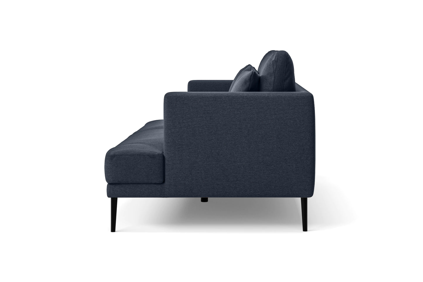 Bisceglie 2 Seater Sofa Dark Blue Linen Fabric