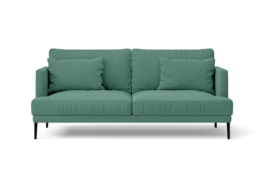 Bisceglie 2 Seater Sofa Mint Green Linen Fabric