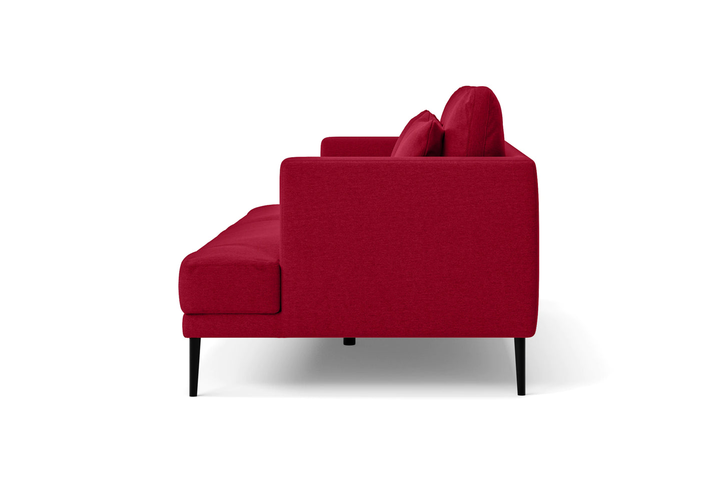 Bisceglie 2 Seater Sofa Red Linen Fabric