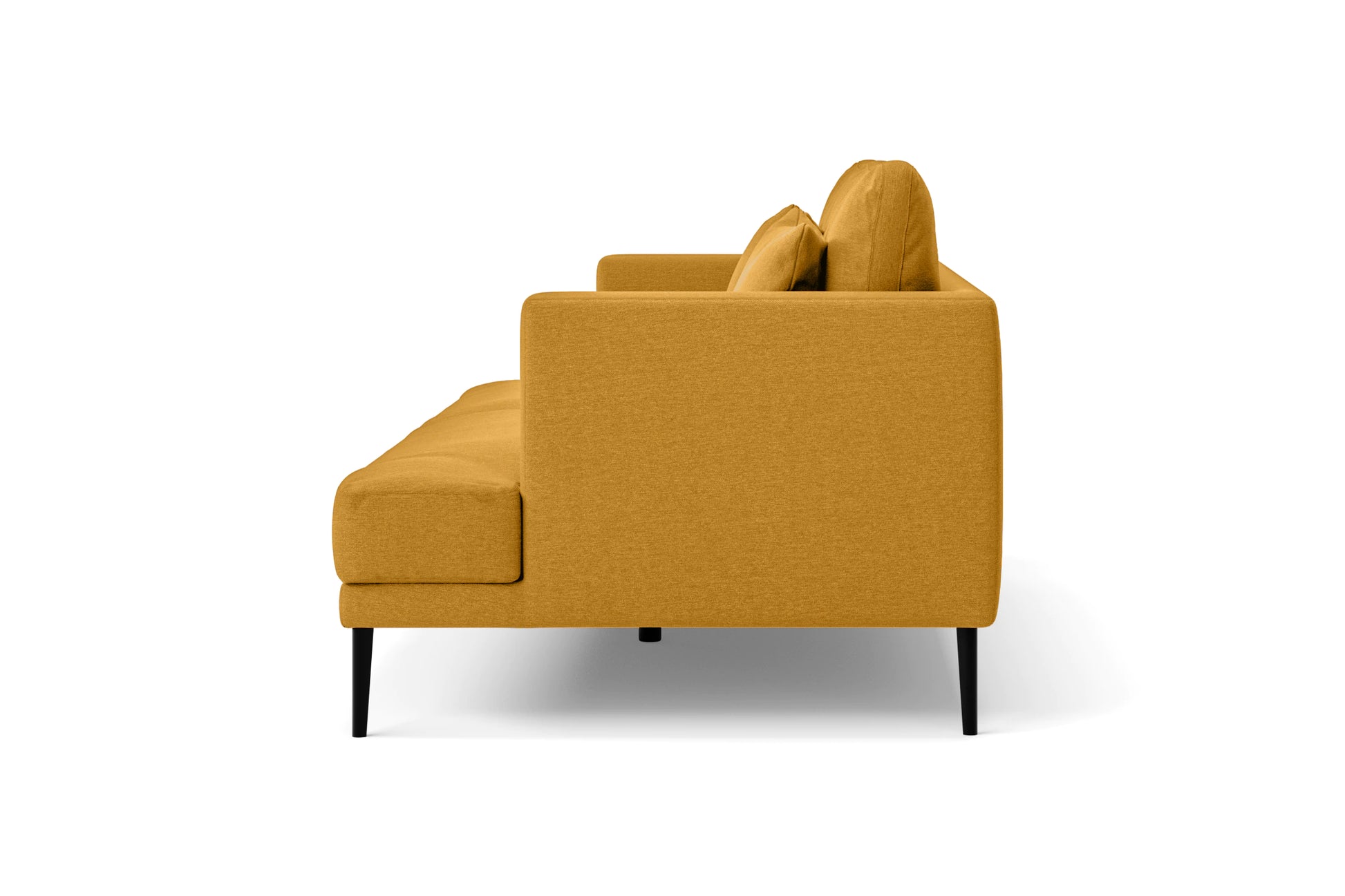 Bisceglie 2 Seater Sofa Yellow Linen Fabric