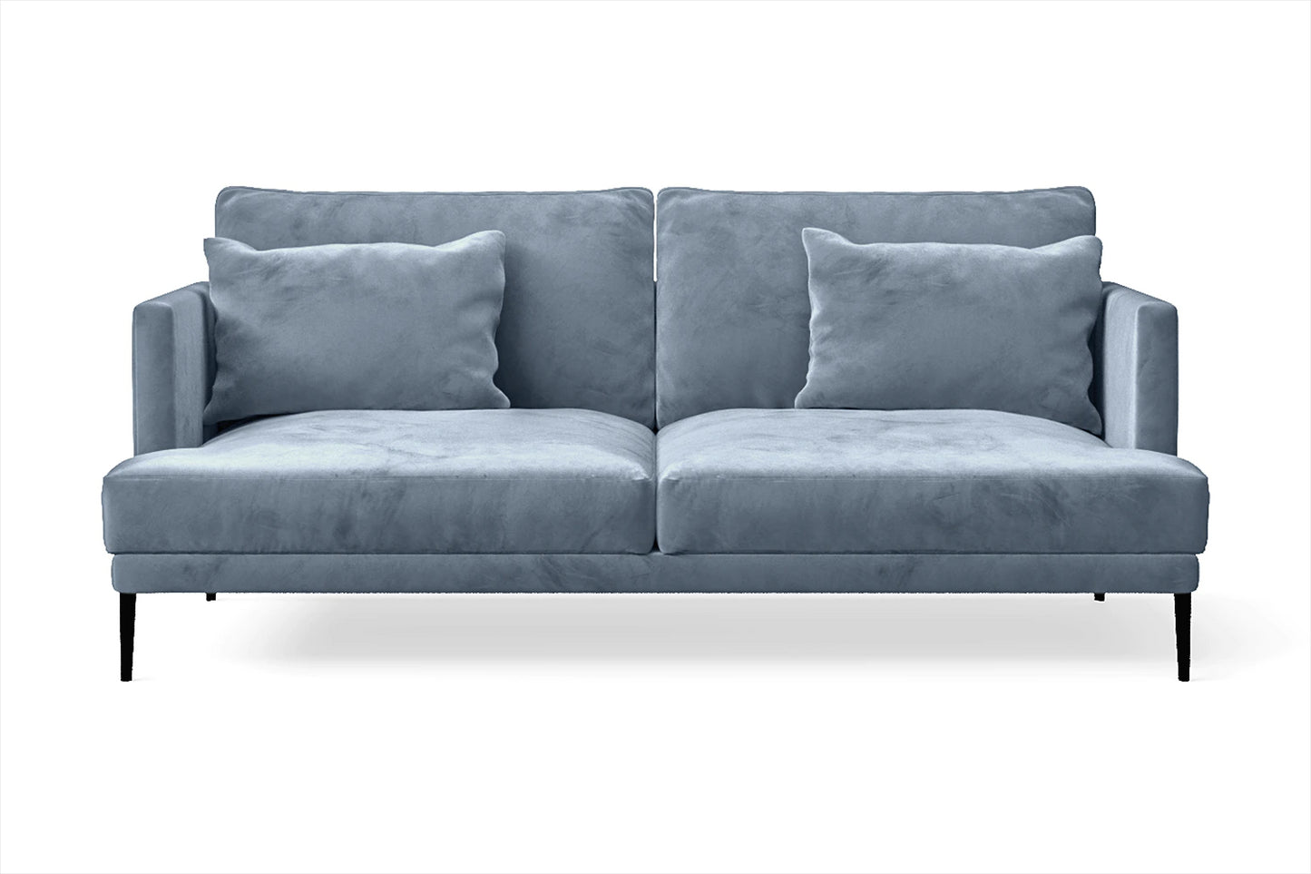 Bisceglie 2 Seater Sofa Baby Blue Velvet