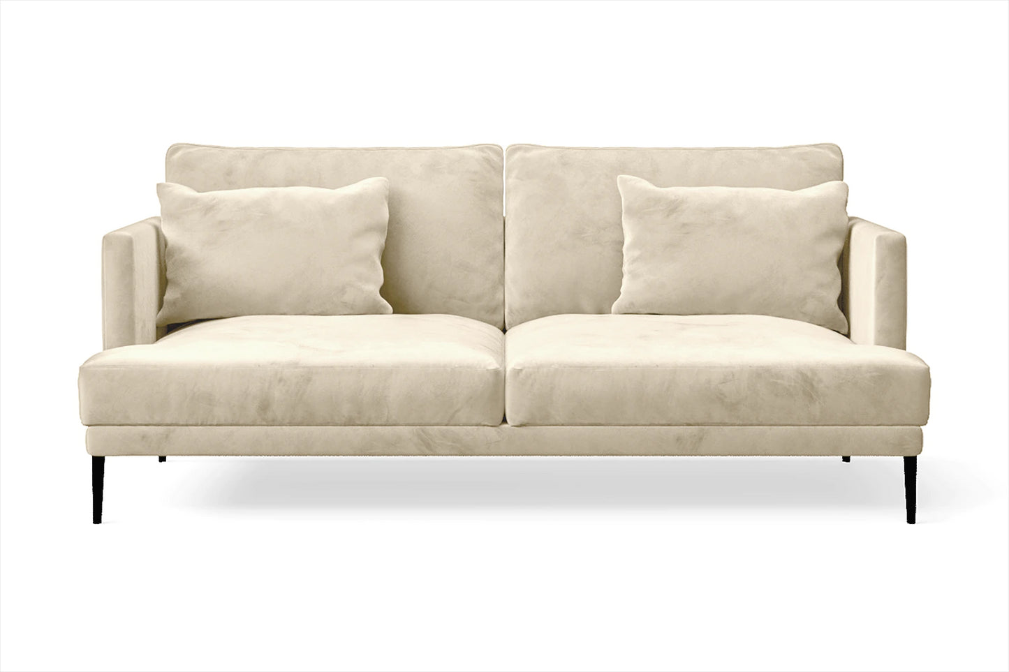 Bisceglie 2 Seater Sofa Cream Velvet