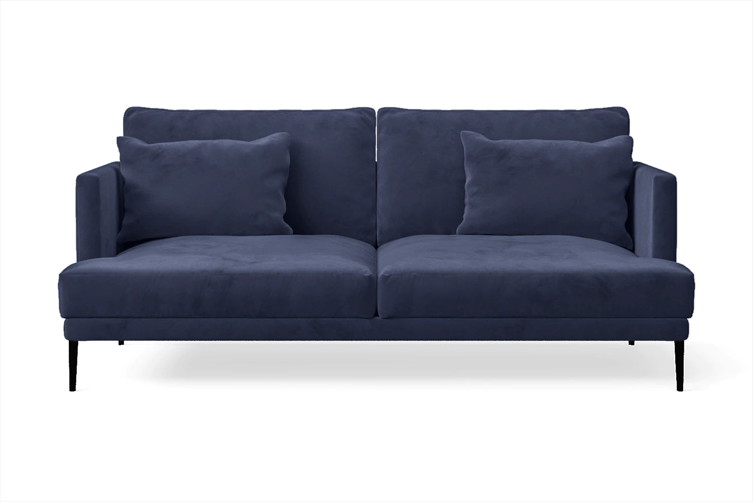 Bisceglie 2 Seater Sofa Dark Blue Velvet