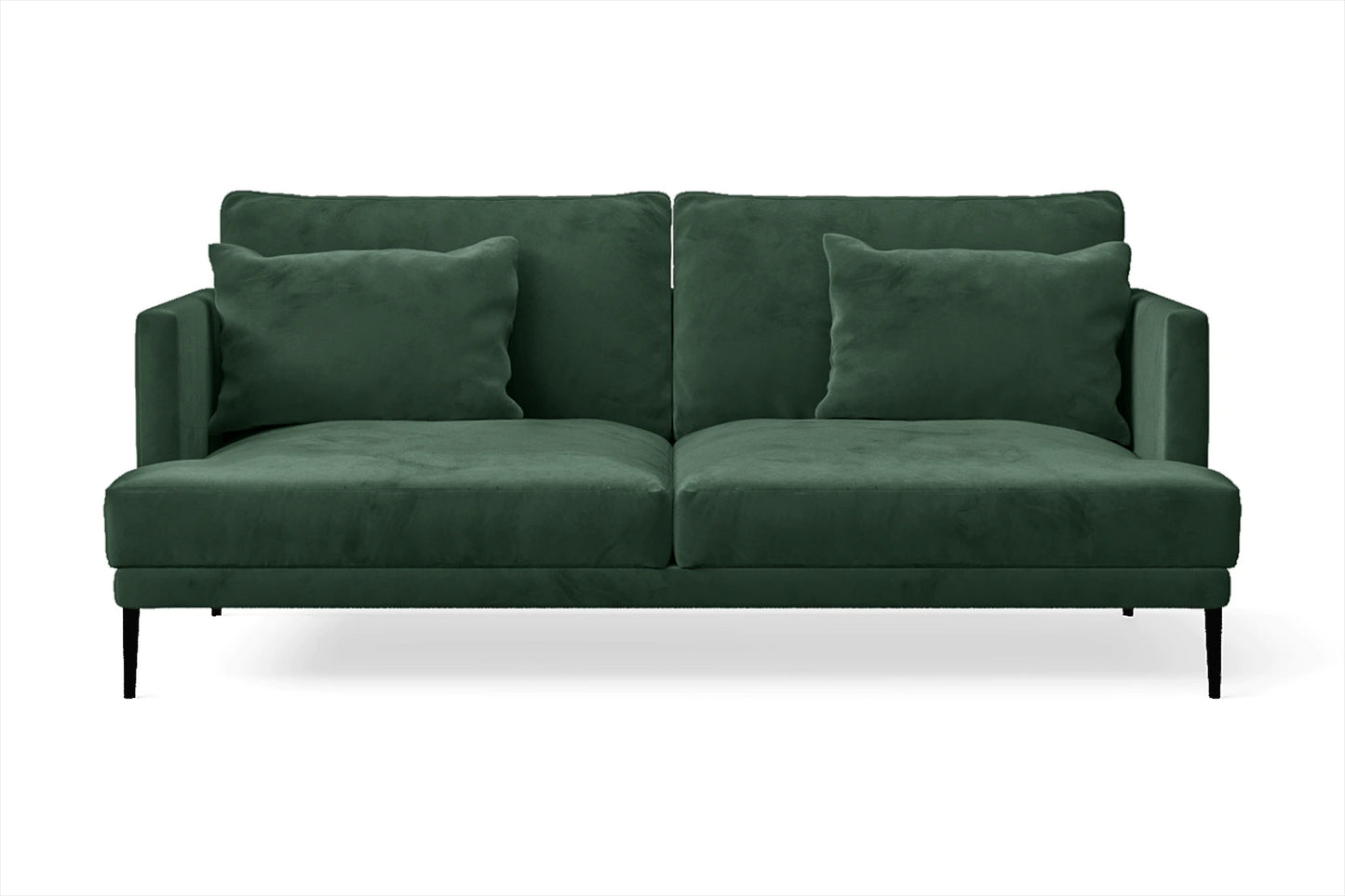 Bisceglie 2 Seater Sofa Green Velvet