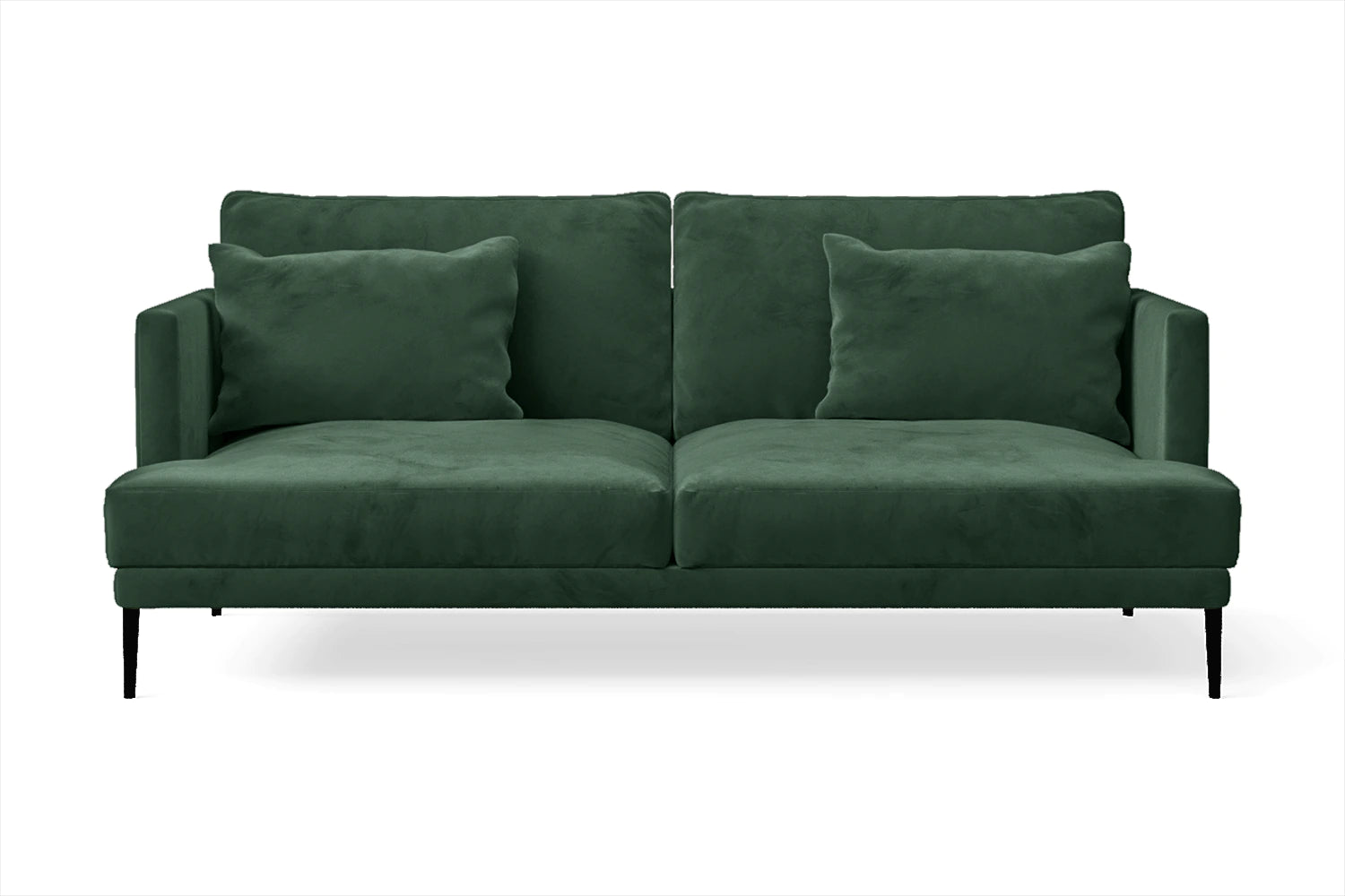 Bisceglie 2 Seater Sofa Green Velvet