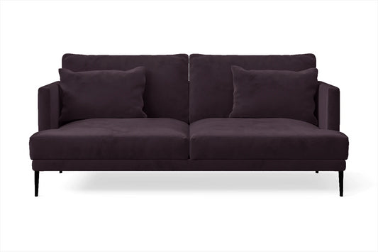 Bisceglie 2 Seater Sofa Purple Velvet