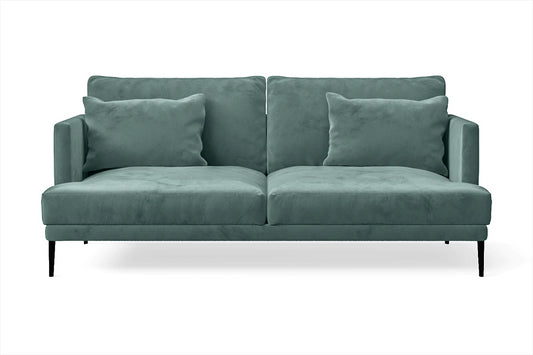 Bisceglie 2 Seater Sofa Teal Velvet