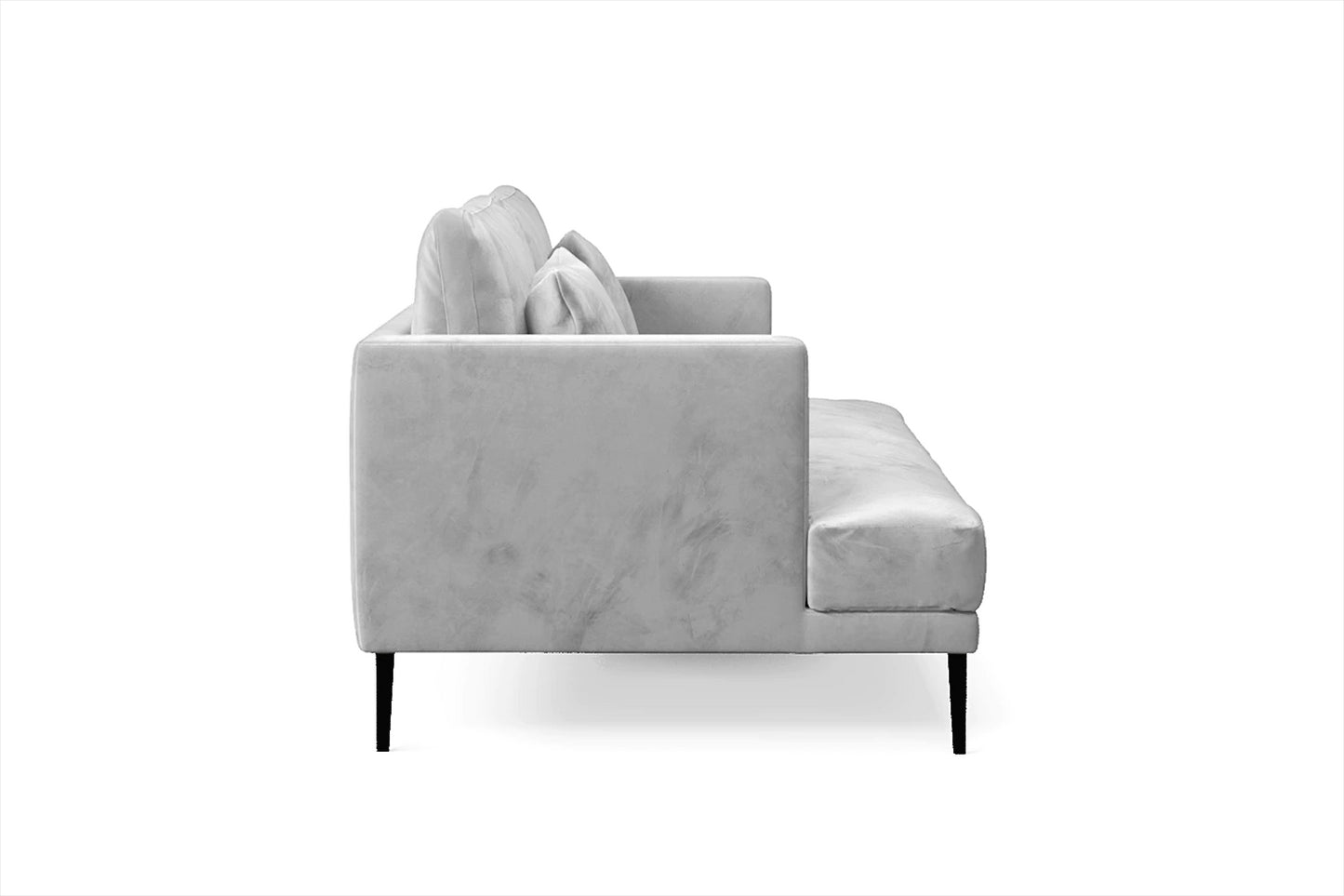 Bisceglie 2 Seater Sofa White Velvet