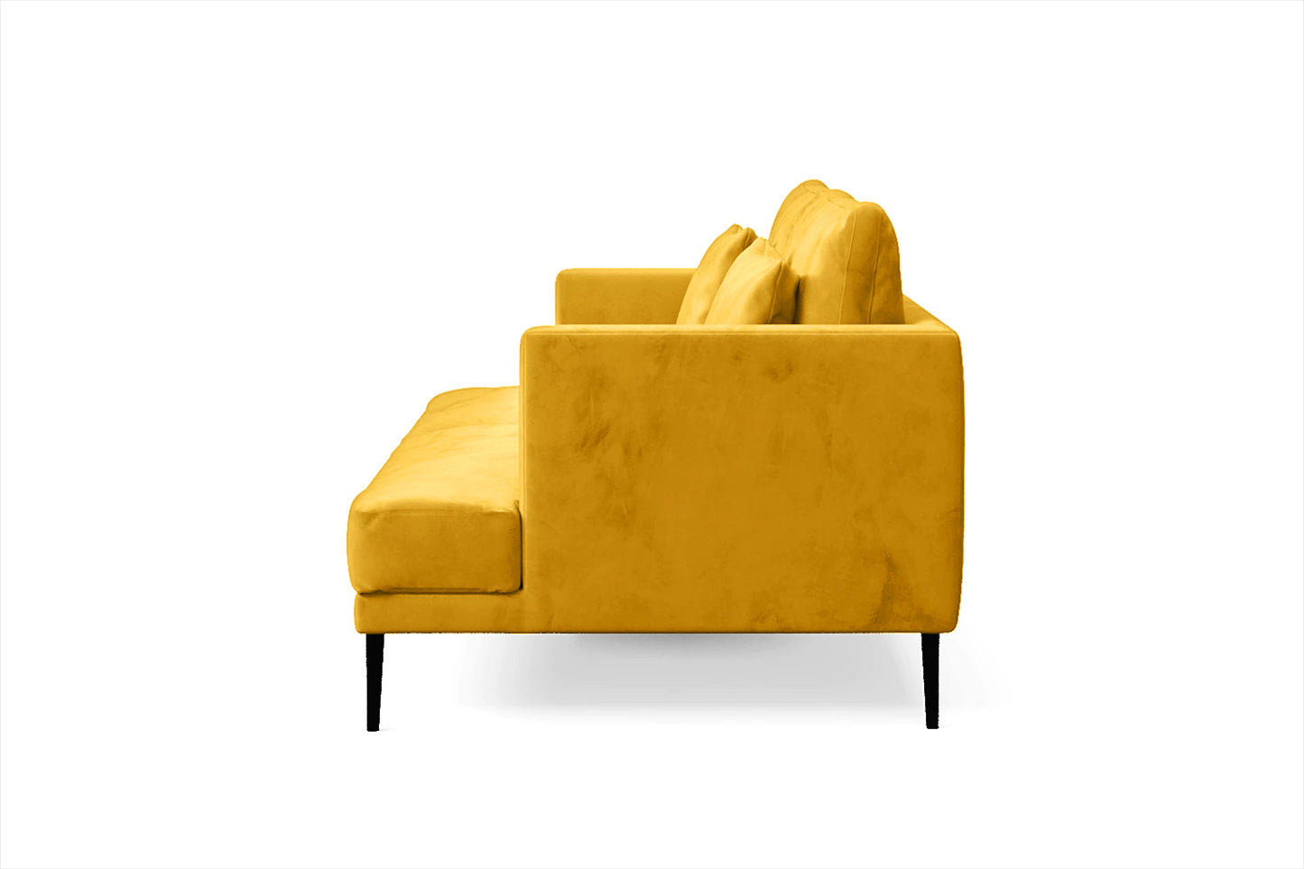 Bisceglie 2 Seater Sofa Yellow Velvet