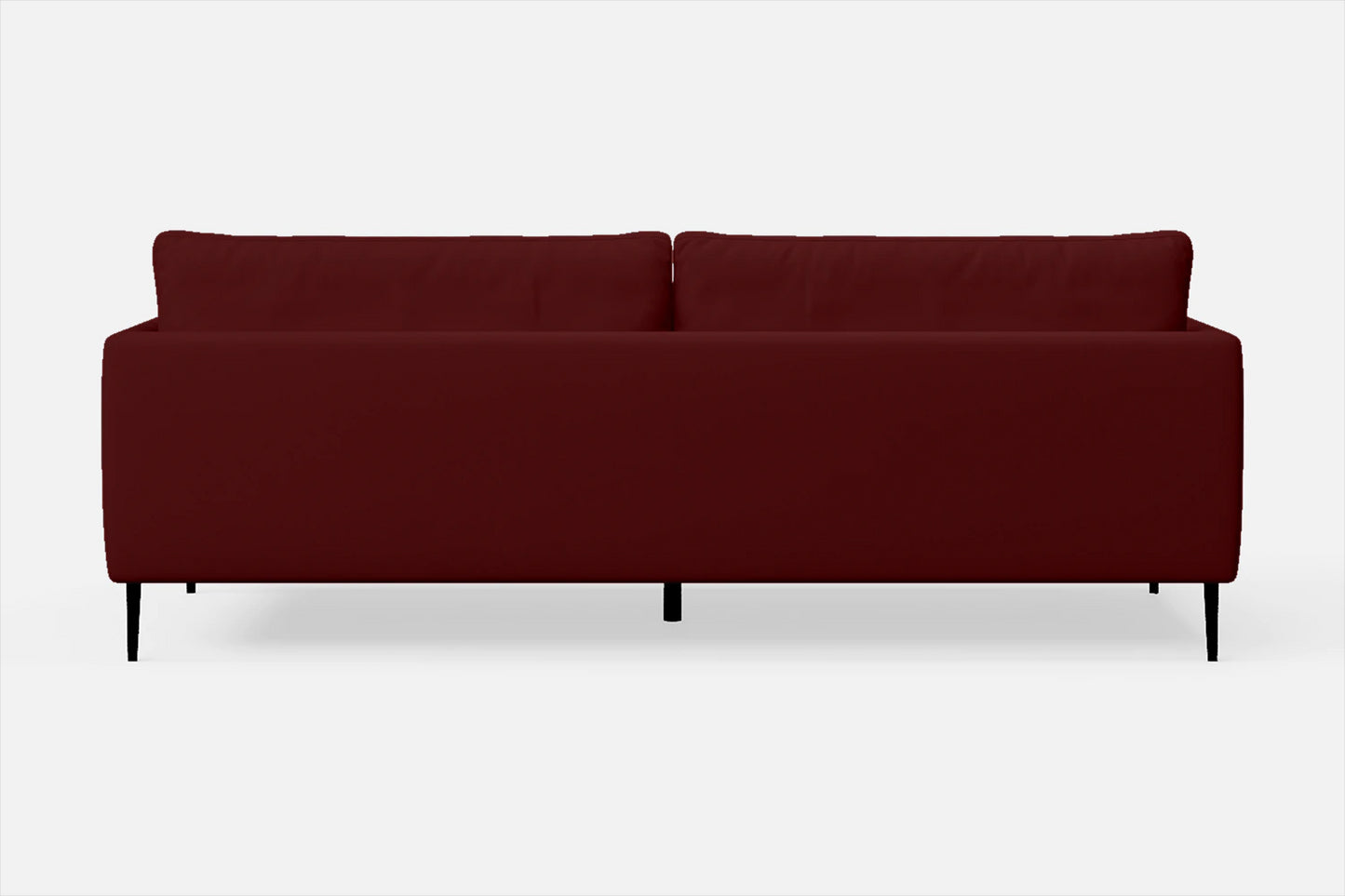 Bisceglie 3 Seater Sofa Red Leather