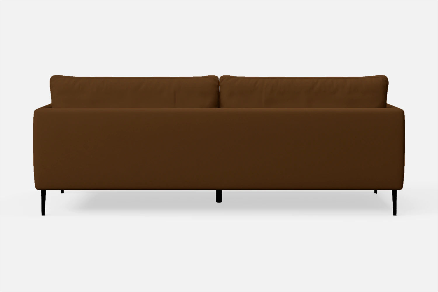 Bisceglie 3 Seater Sofa Walnut Brown Leather