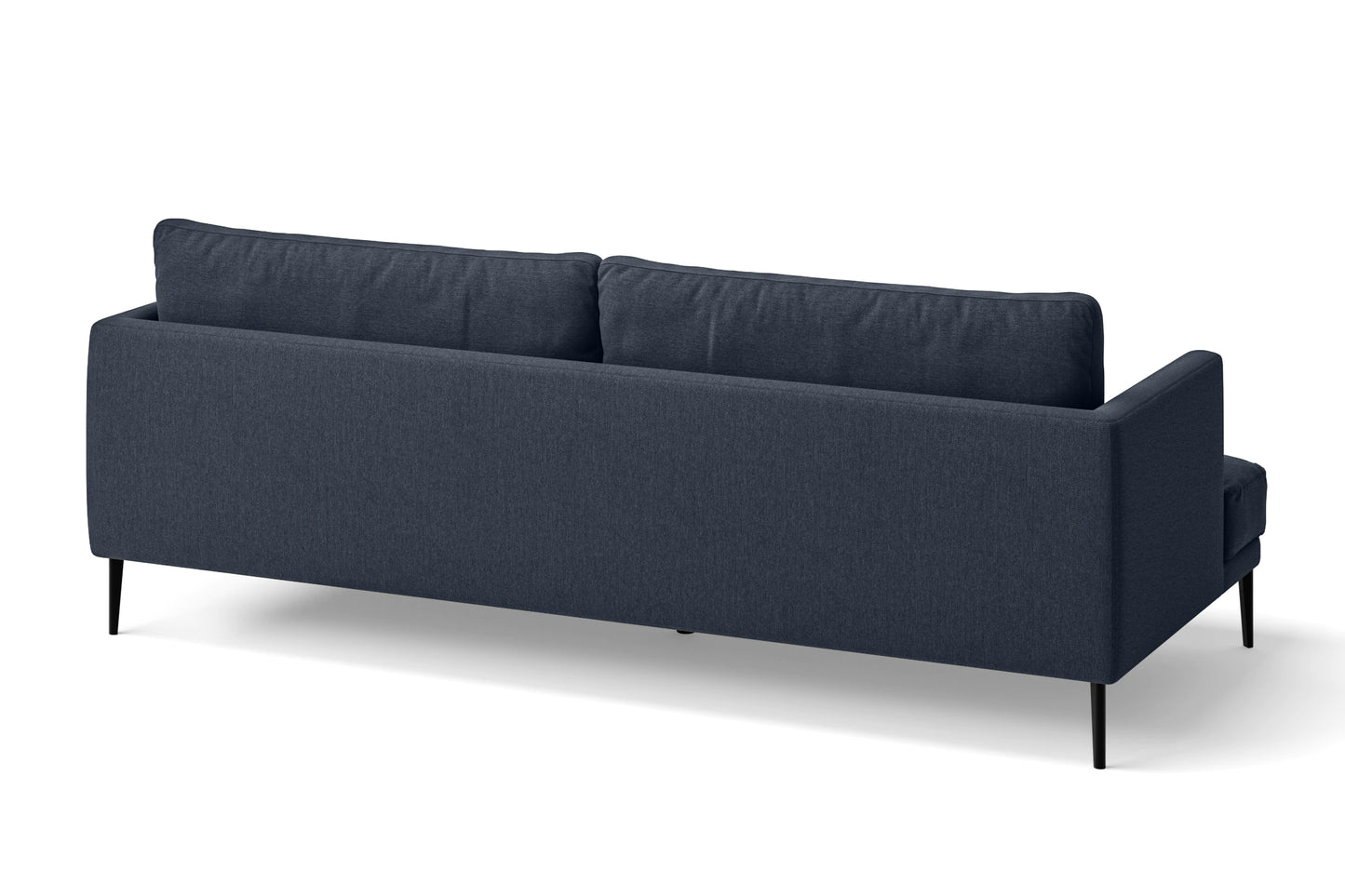 Bisceglie 3 Seater Sofa Dark Blue Linen Fabric