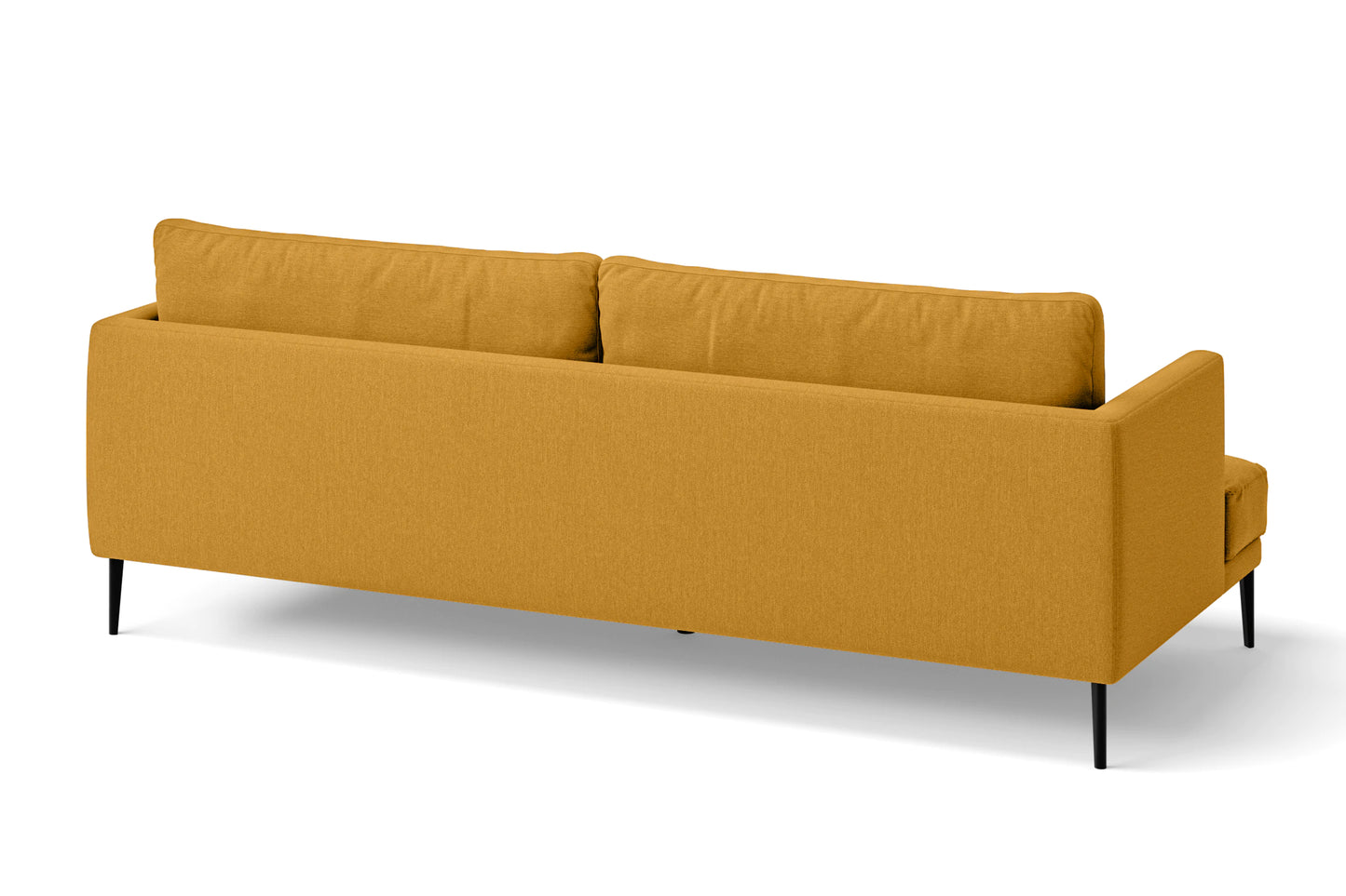 Bisceglie 3 Seater Sofa Yellow Linen Fabric