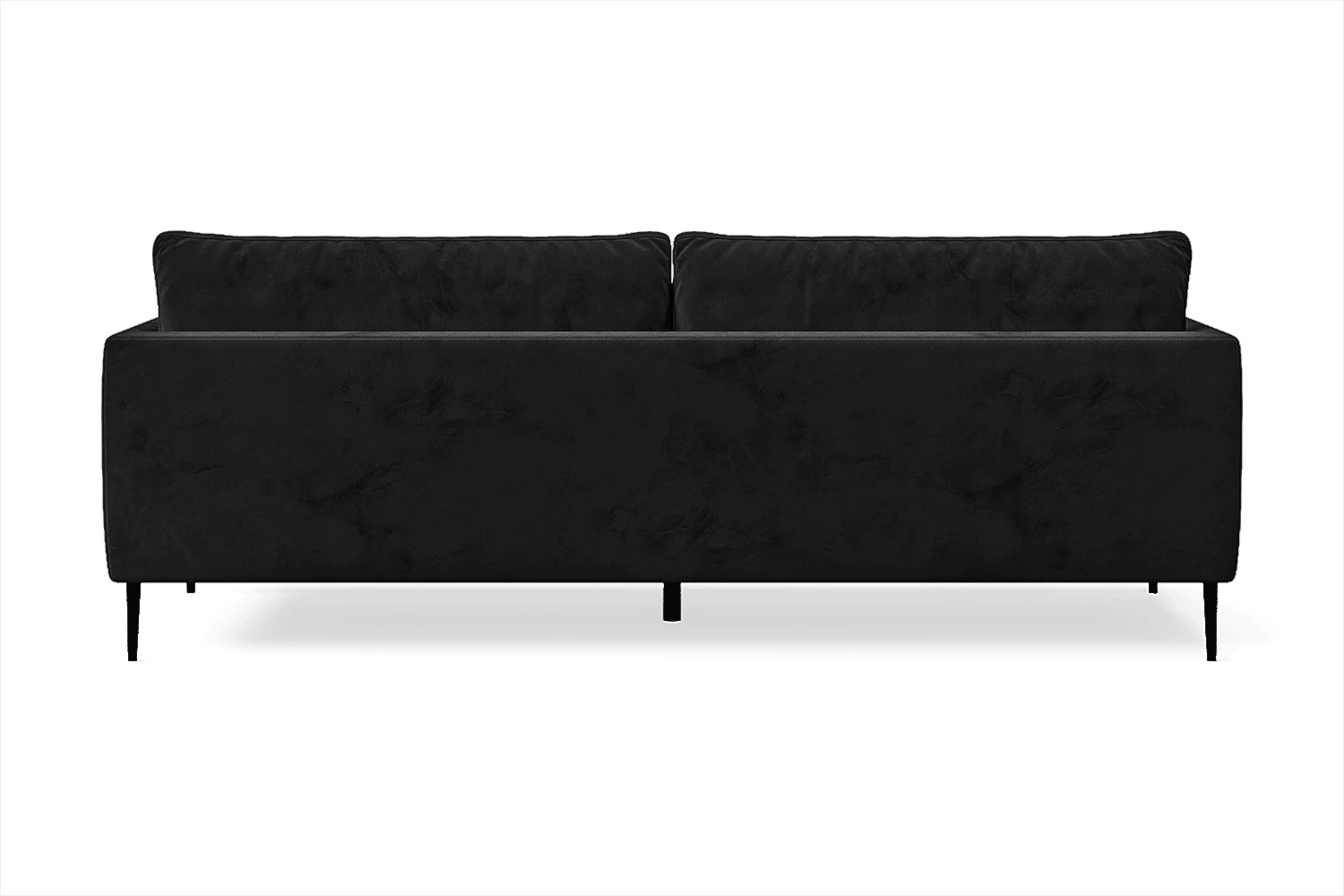 Bisceglie 3 Seater Sofa Black Velvet