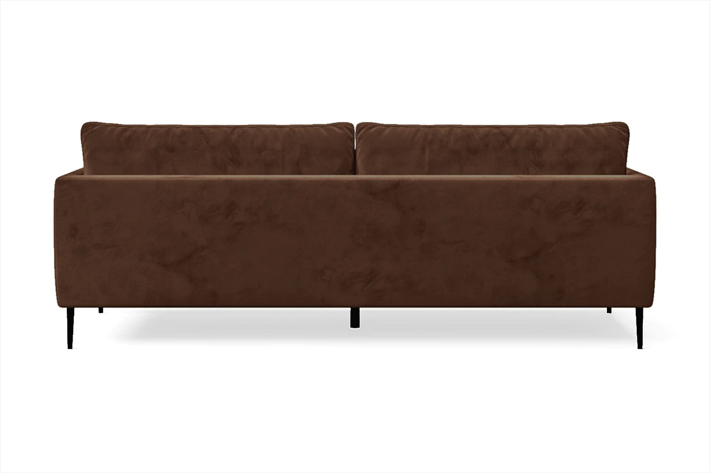 Bisceglie 3 Seater Sofa Coffee Brown Velvet